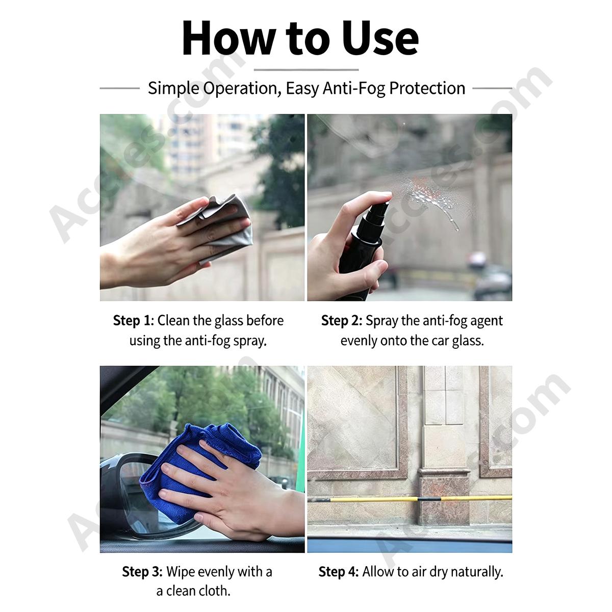 100ML Auto Window Anti Fog Coating