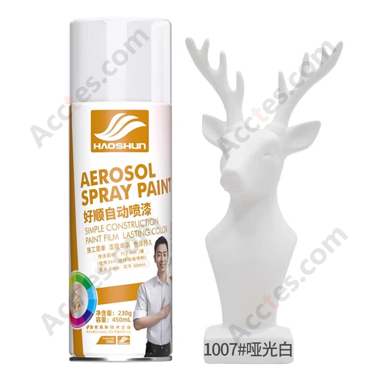 450ML Matte‑White Metallic Color Change Anti‑Rust Spray Paint For Car Body