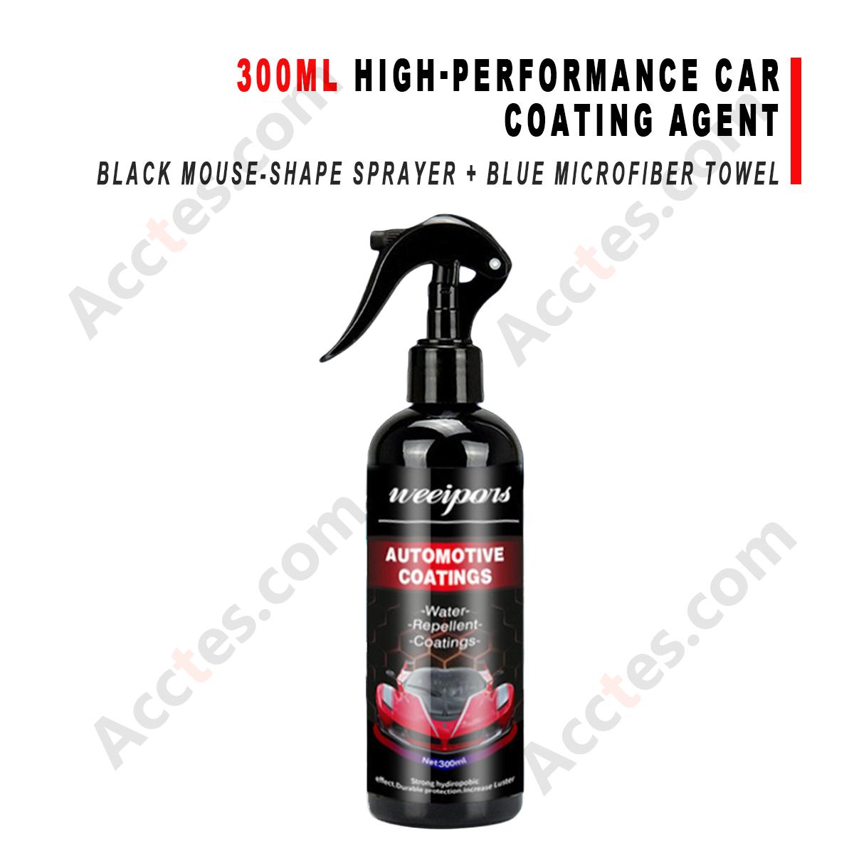 300ML High‑Grade Car Paint Coating Set With Nozzle And Microfiber Towel