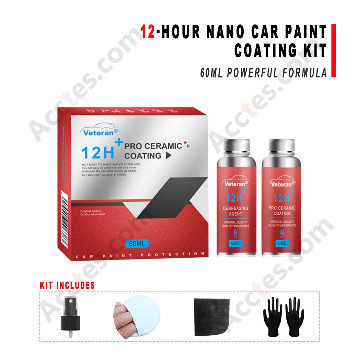 60ML Heavy‑Duty 12H Nano Ceramic Coating Kit