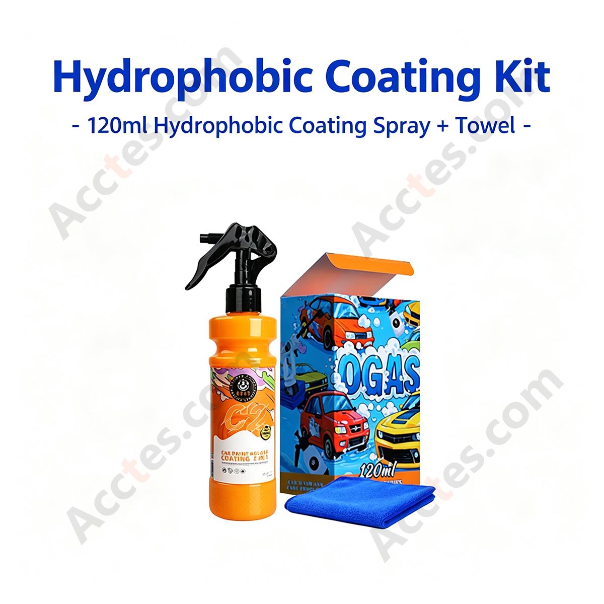 120ML 2‑In‑1 Water‑Beading Car Paint Coating Kit