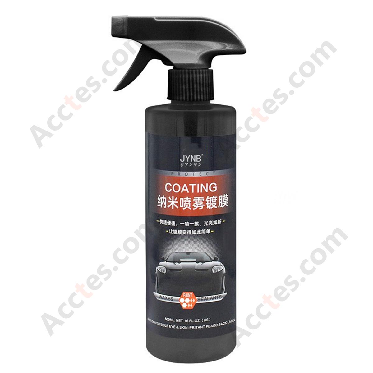 500ML Black Bottle Nano Spray‑On Paint Coating Agent With Nozzle