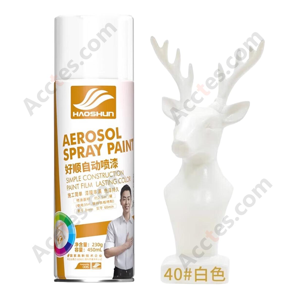 450ML White Metallic Color Change Spray Paint Anti Rust For Vehicle Surface