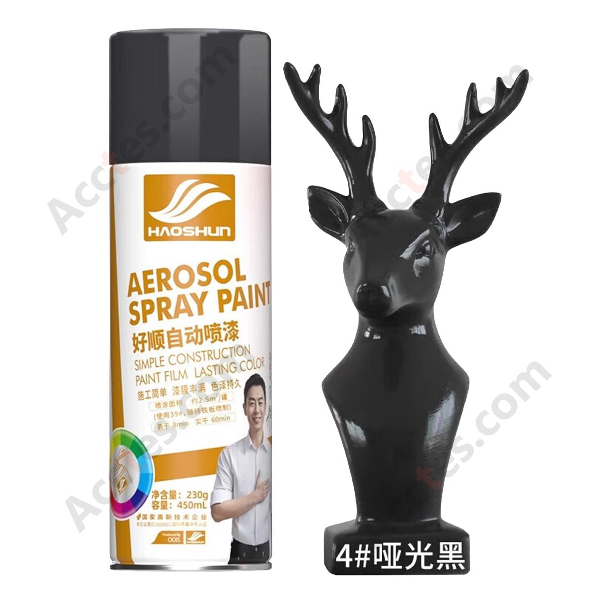 450ML Matte Black Color Change Spray Paint Anti Rust For Car Body