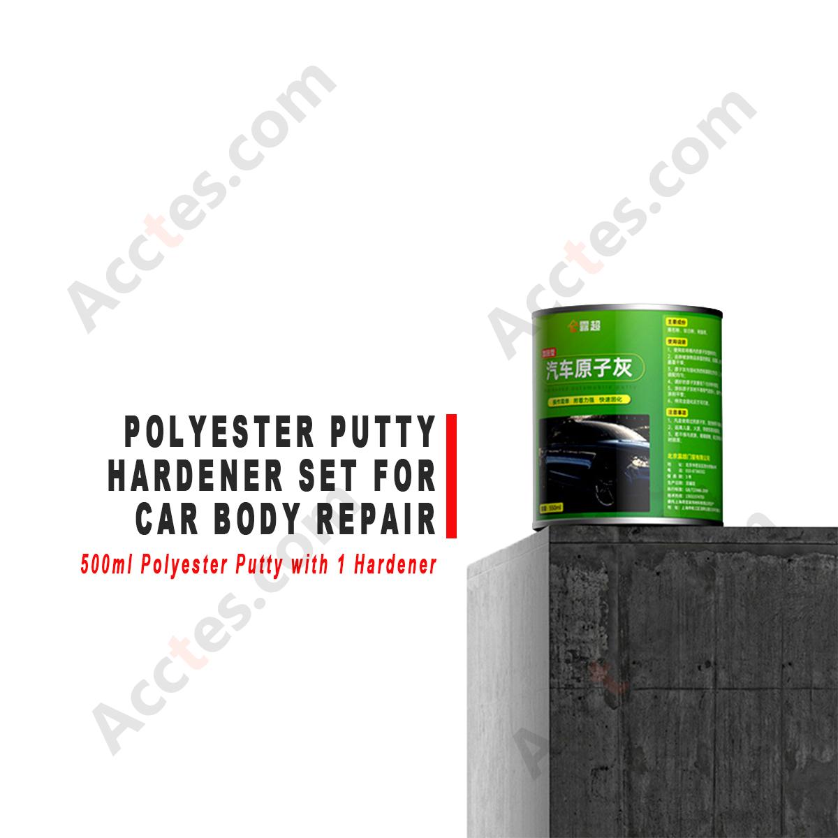 500ML Auto Body Filler Putty With One Hardener For Car Surface Repair