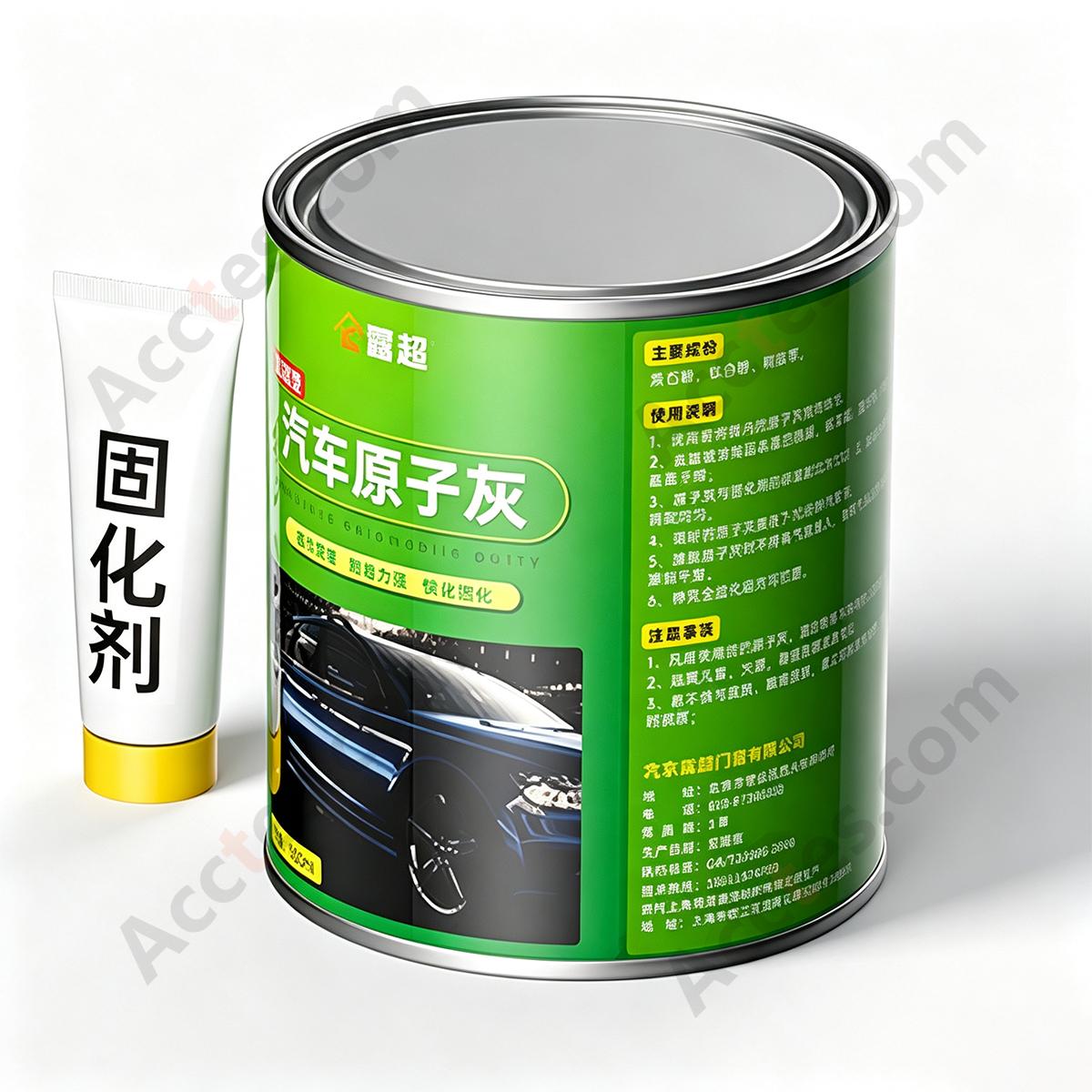 500ML Auto Body Filler Putty With One Hardener For Car Surface Repair