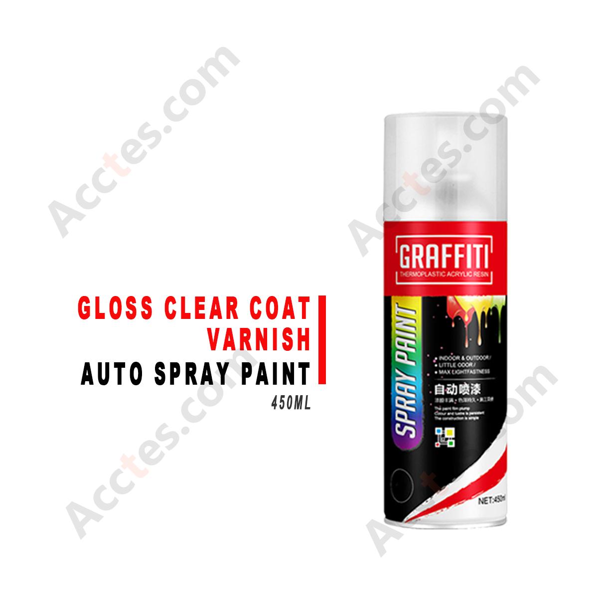 450ML Gloss Clear Varnish Spray For Car Paint Surface Protection