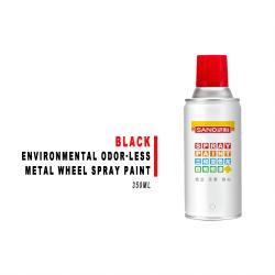 Black Odor‑less Spray Paint For Car Wheel Hub Scratch Repair