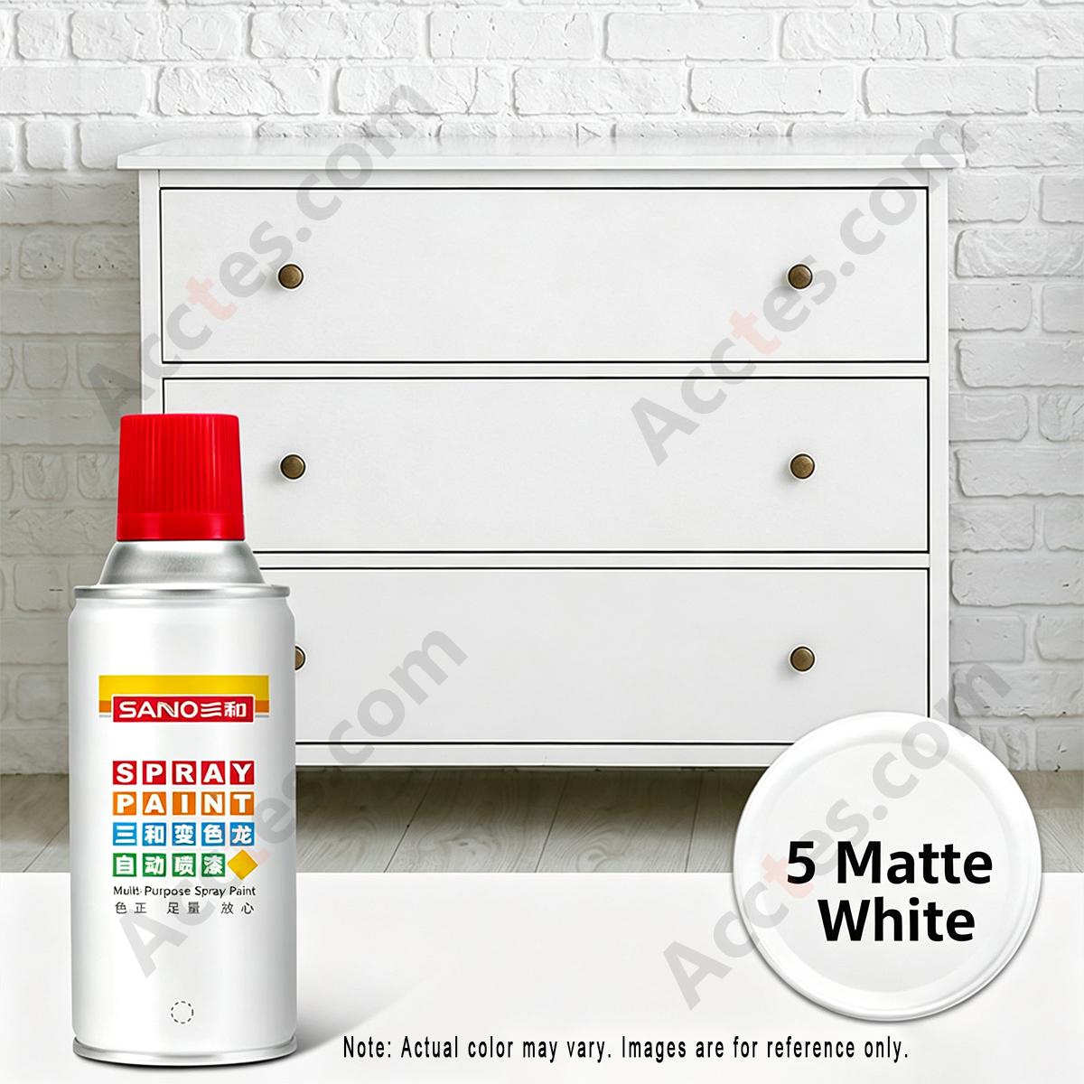 Matte White Odor‑less Spray Paint For Car Wheel Hub Scratch Repair