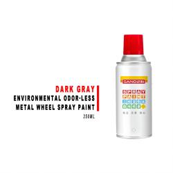 Dark Gray Odor‑less Spray Paint For Car Wheel Hub Scratch Repair
