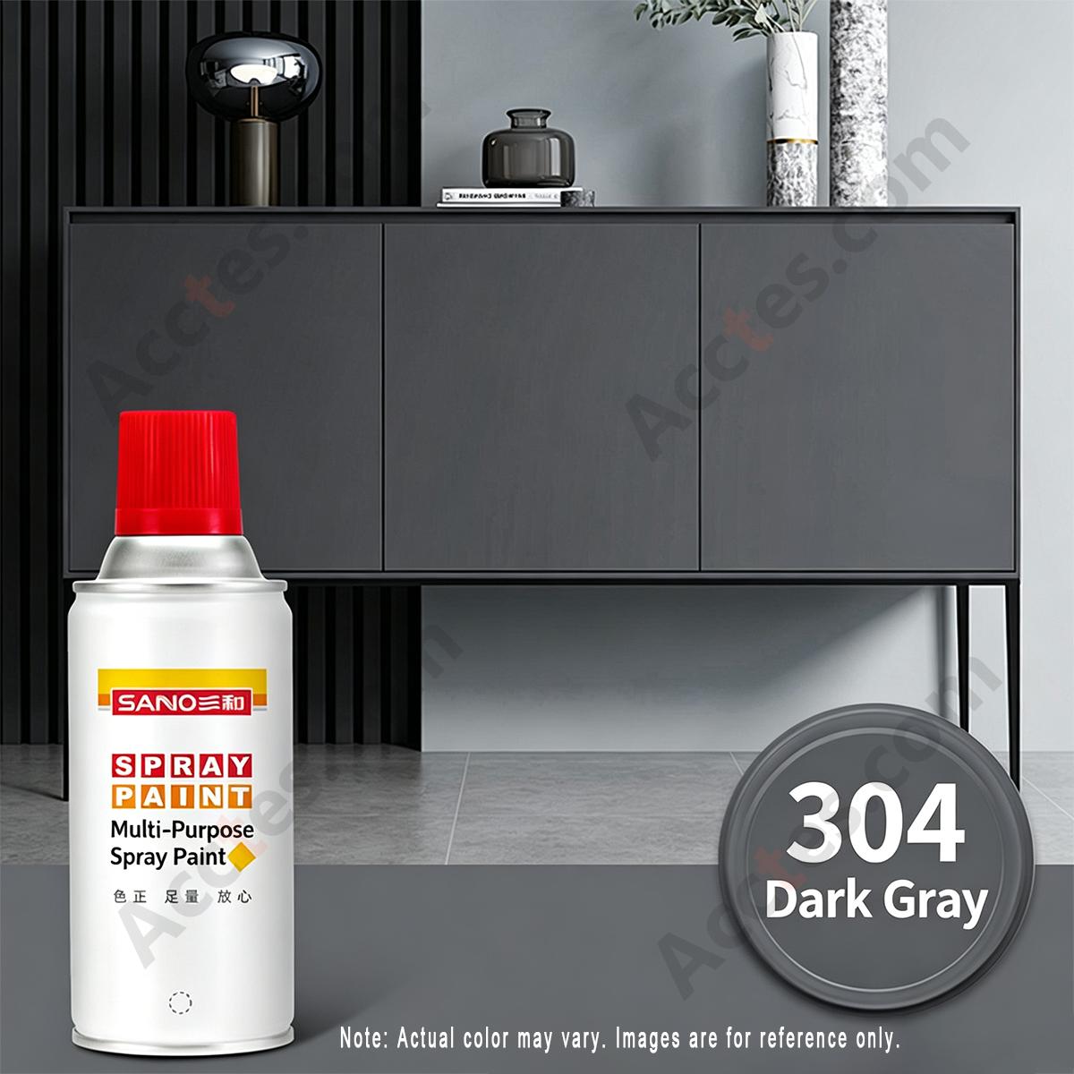 Dark Gray Odor‑less Spray Paint For Car Wheel Hub Scratch Repair
