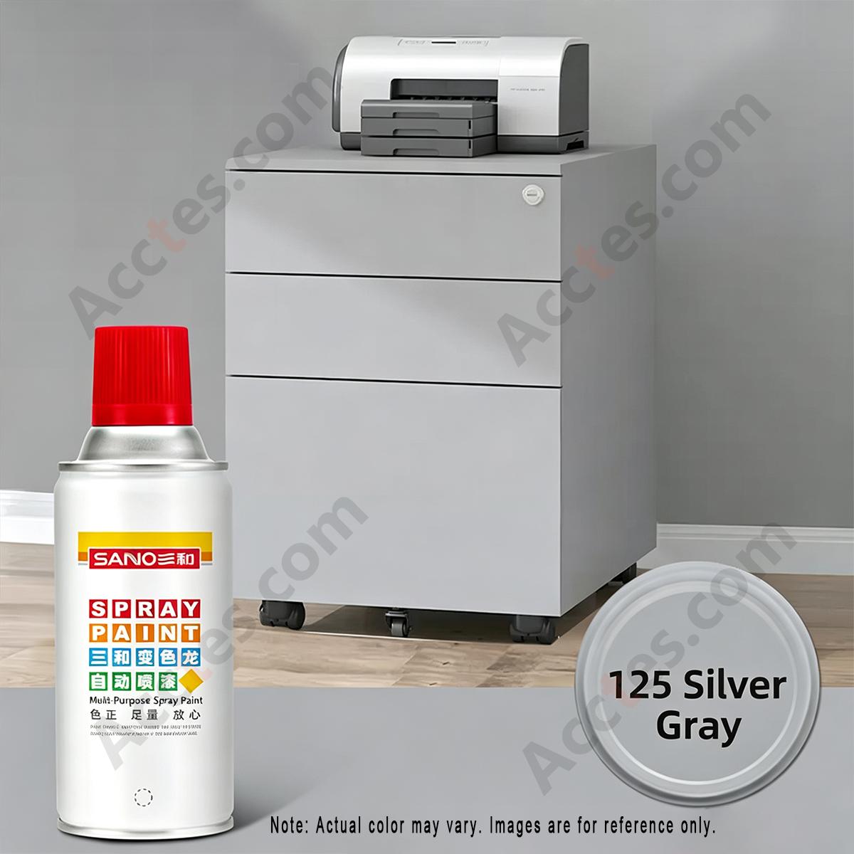 Silver‑Gray Metallic Oil‑Based Spray Paint For Car Wheel Scratch Touch‑Up