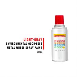 Light‑Gray Metallic Oil‑Based Spray Paint For Car Wheel Scratch Touch‑Up