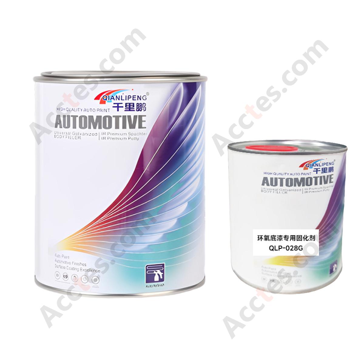 4L White Epoxy Primer Coating Kit Include 1L Hardener Anti‑Rust Resin Paint