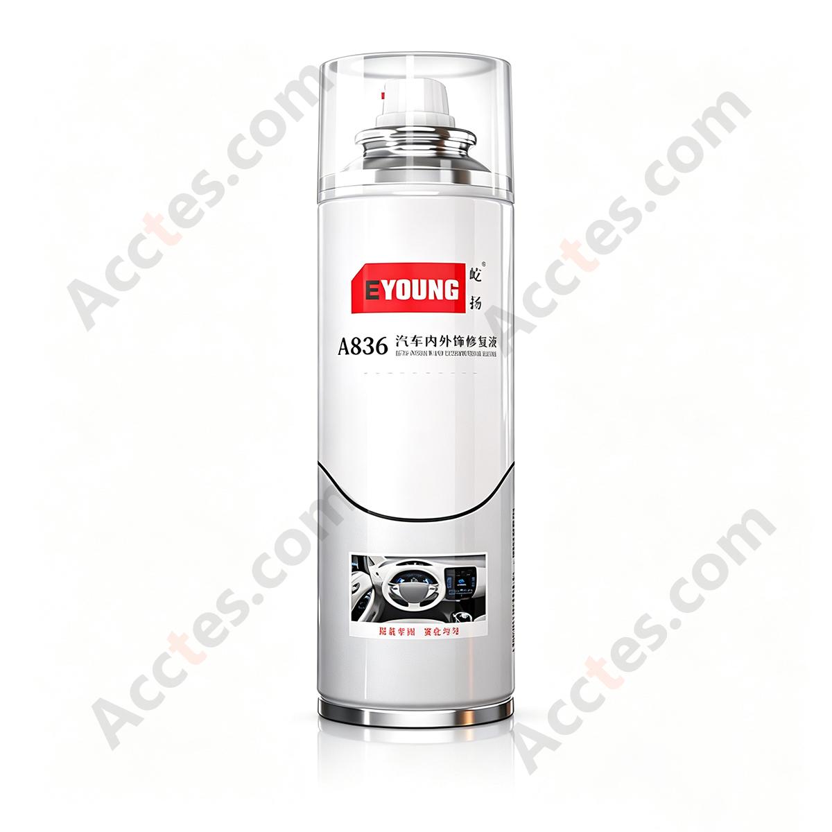 Silver Interior Refinish Spray Paint For Car Dashboard Door Panel Scratch Repair