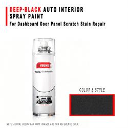 Deep‑Black Interior Refinish Spray Paint For Car Dashboard Door Panel Scratch Repair