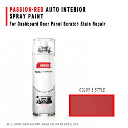 Passion‑Red Interior Refinish Spray Paint For Car Dashboard Door Panel Scratch Repair