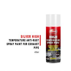 450ml Silver Heat Resistant Anti-Rust Spray Paint For Auto Motorcycle Exhaust