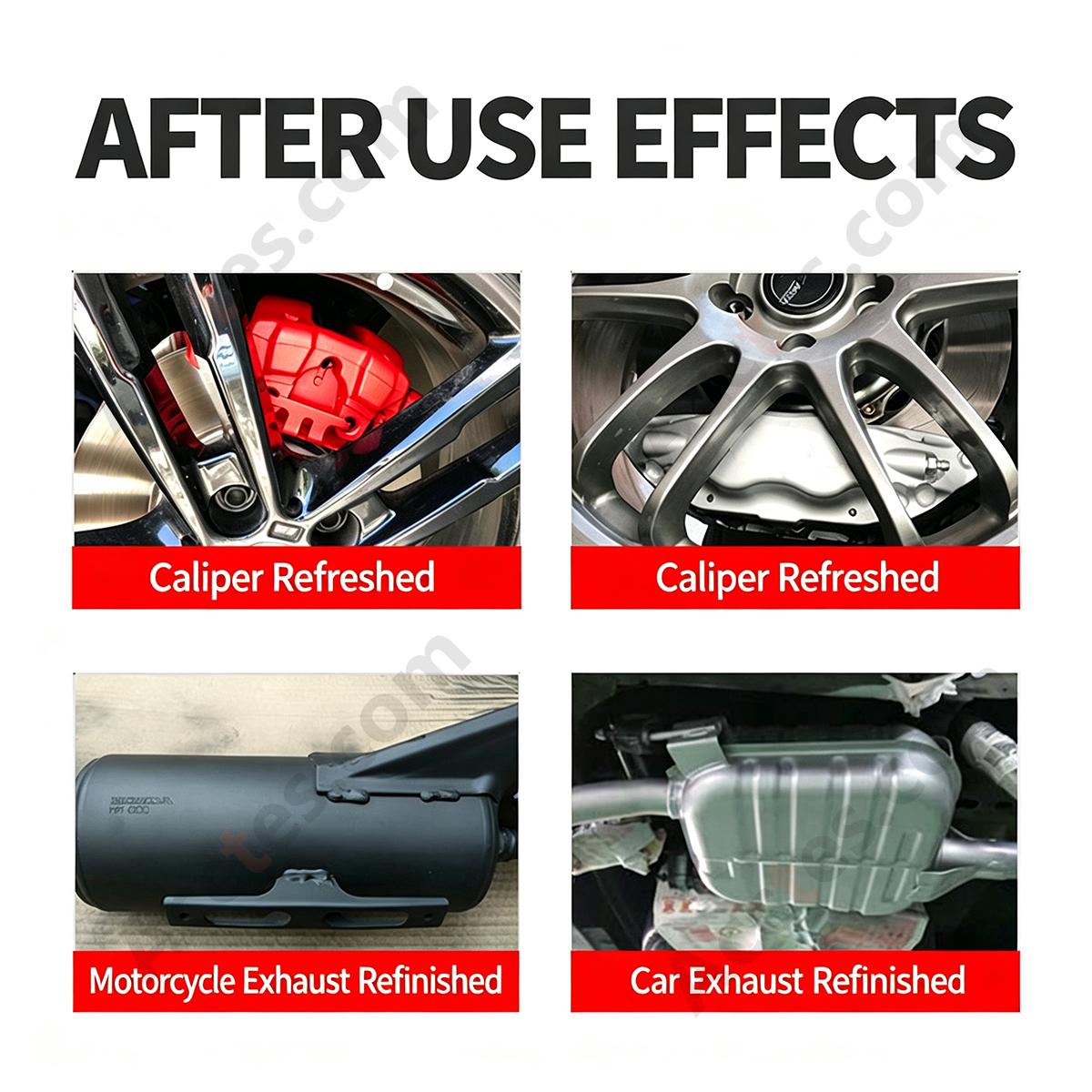 450ml Silver Heat Resistant Anti-Rust Spray Paint For Auto Motorcycle Exhaust