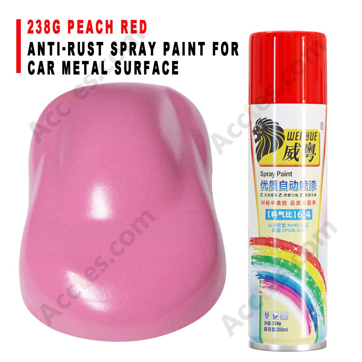 238g Peach Red Anti-Rust Automotive Spray Paint Coating