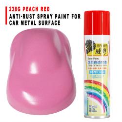 238g Peach Red Anti-Rust Automotive Spray Paint Coating
