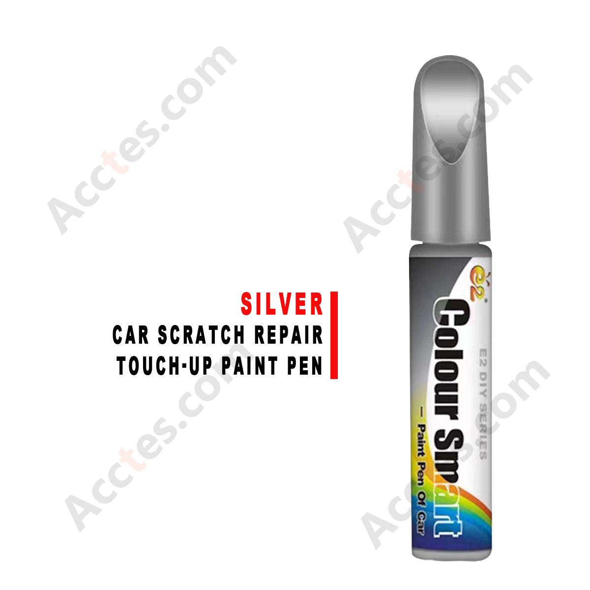 Silver Auto Touch-Up Paint Pen For Car Scratch Repair