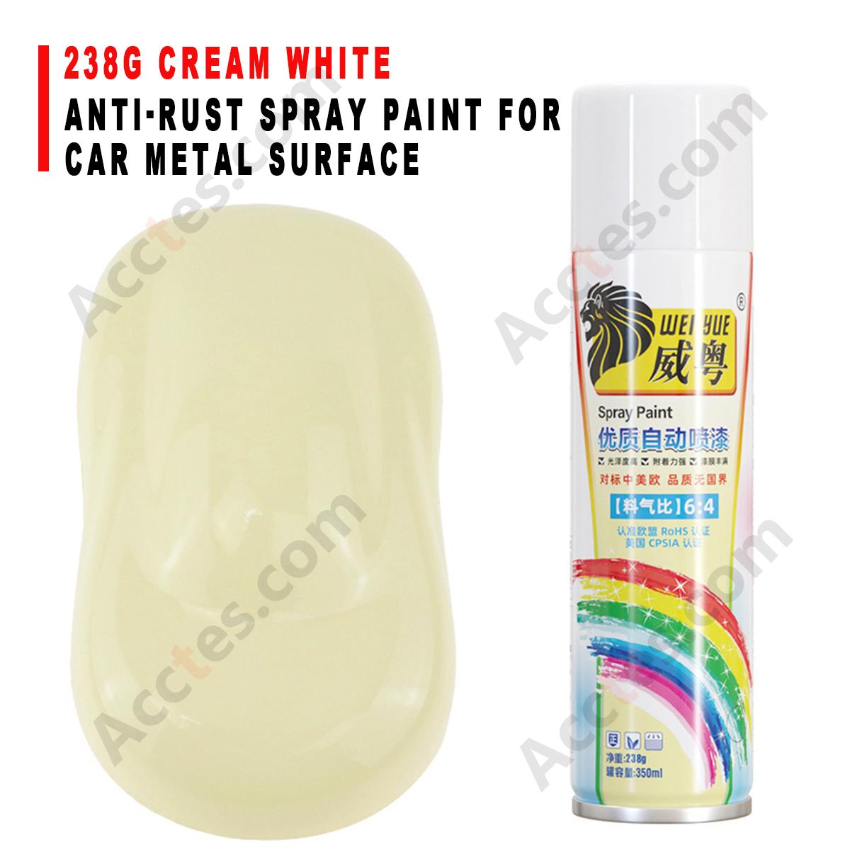 238g Cream White Anti-Rust Automotive Spray Paint Coating