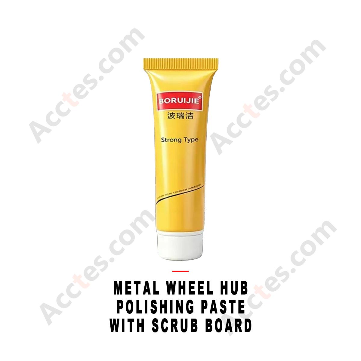 Metal Wheel Hub Polishing Paste With Scrub Board