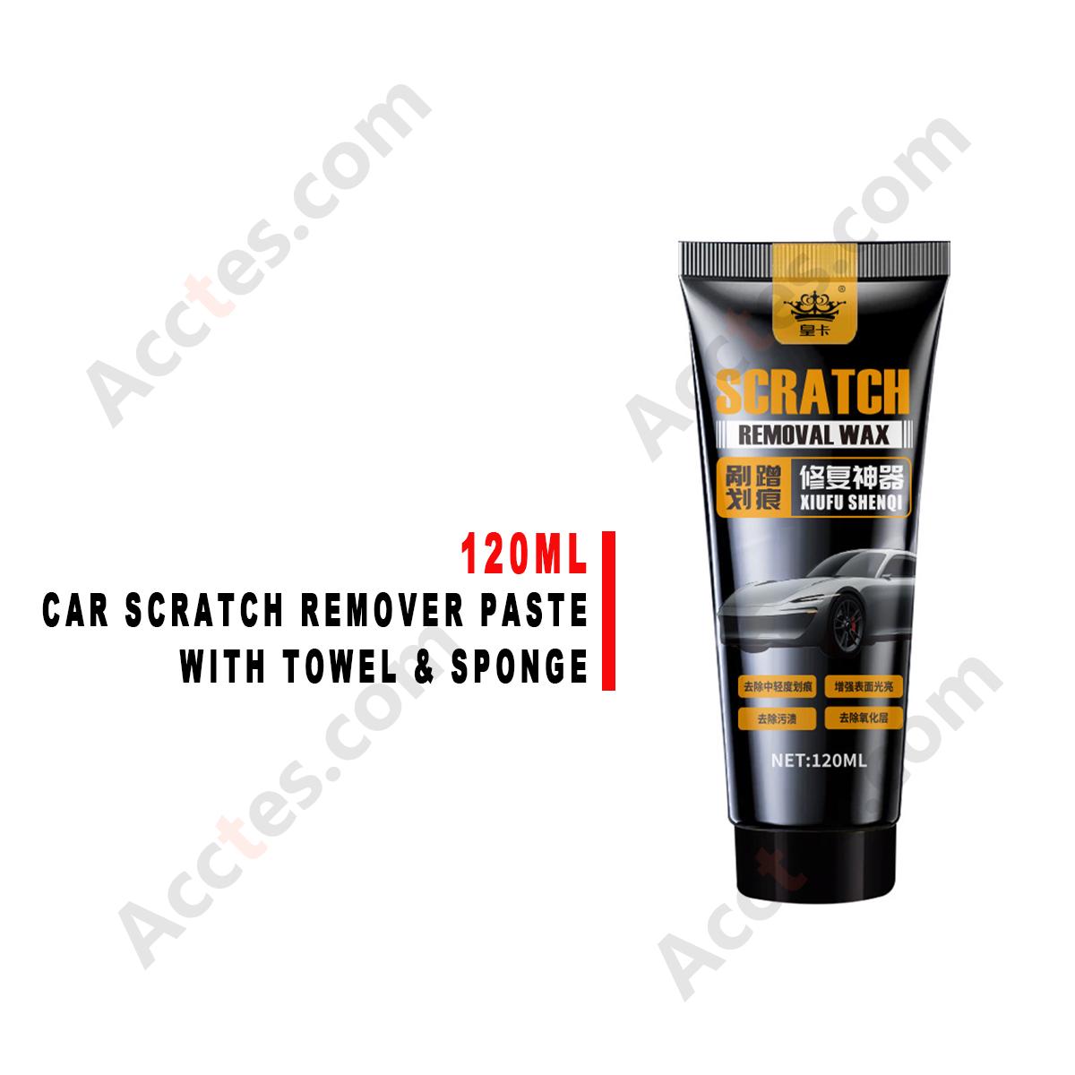 120ML Car Scratch Remover Paste With Towel & Sponge