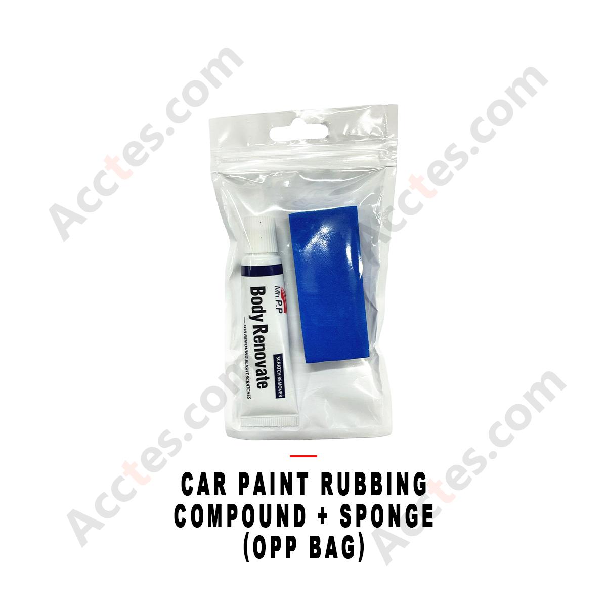 Scratch Repair Compound With Sponge Card Package