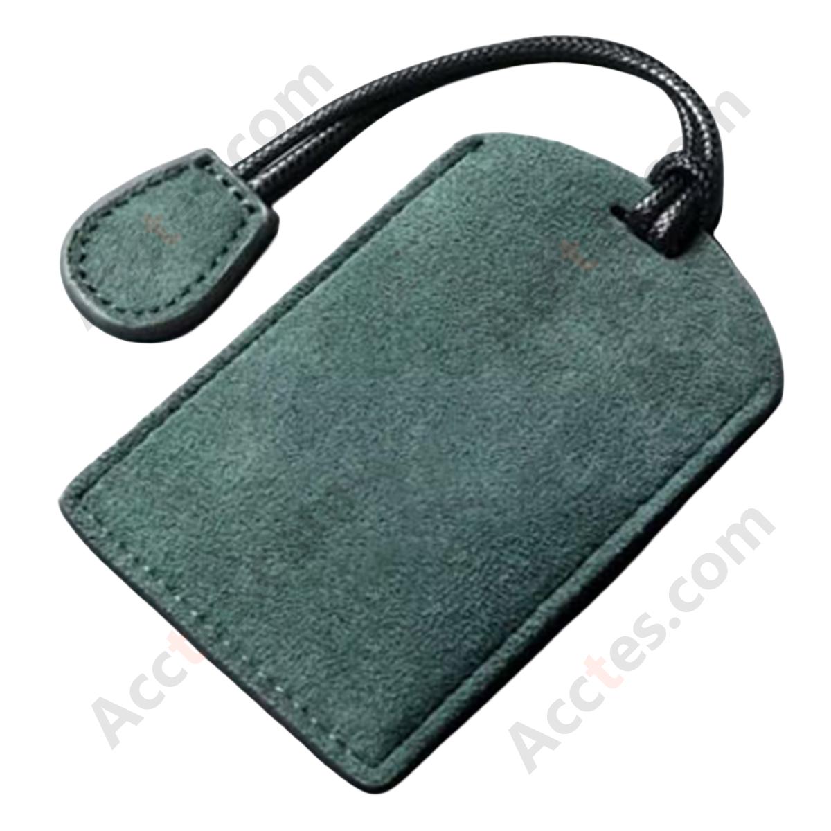Unisex Car Key Chain Accessory Simple Lanyard Rope Dark Green For Vehicle Card Key