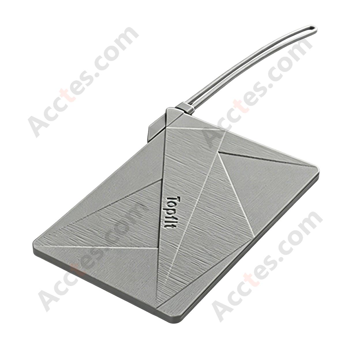 Full‑wrap Silicone Card Key Protective Shell For Model 3/Y Pickup Pattern Design Premium Grey Key Cover