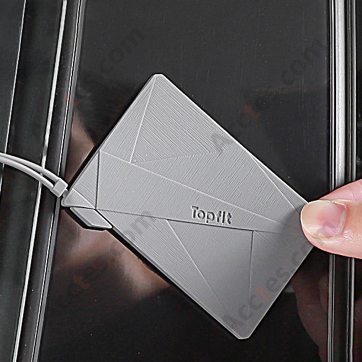 Full‑wrap Silicone Card Key Protective Shell For Model 3/Y Pickup Pattern Design Premium Grey Key Cover