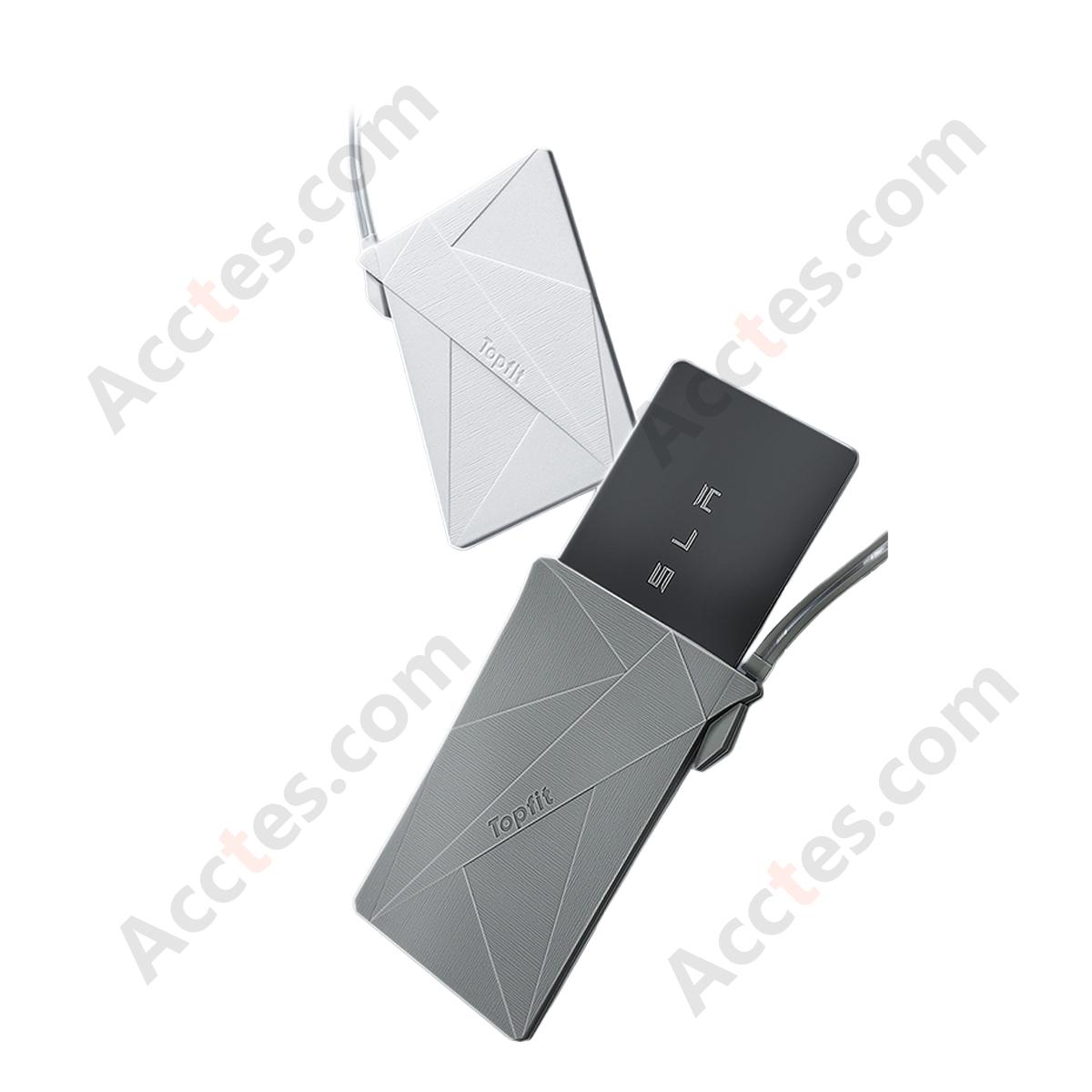 Full‑wrap Silicone Card Key Protective Shell For Model 3/Y Pickup Pattern Design Premium Grey Key Cover