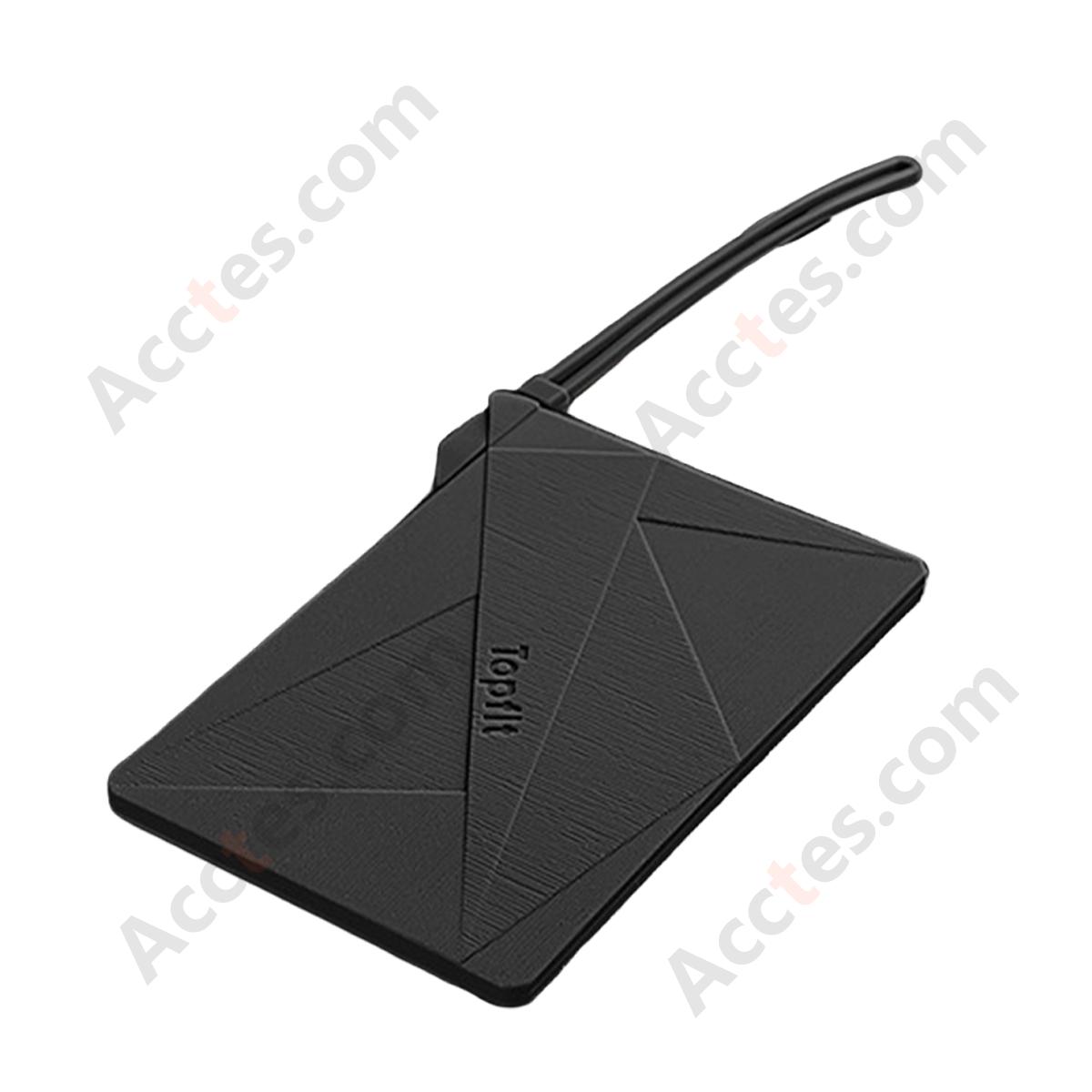 Full‑wrap Silicone Card Key Protective Shell For Model 3/Y Signal‑friendly Classic Black Key Cover