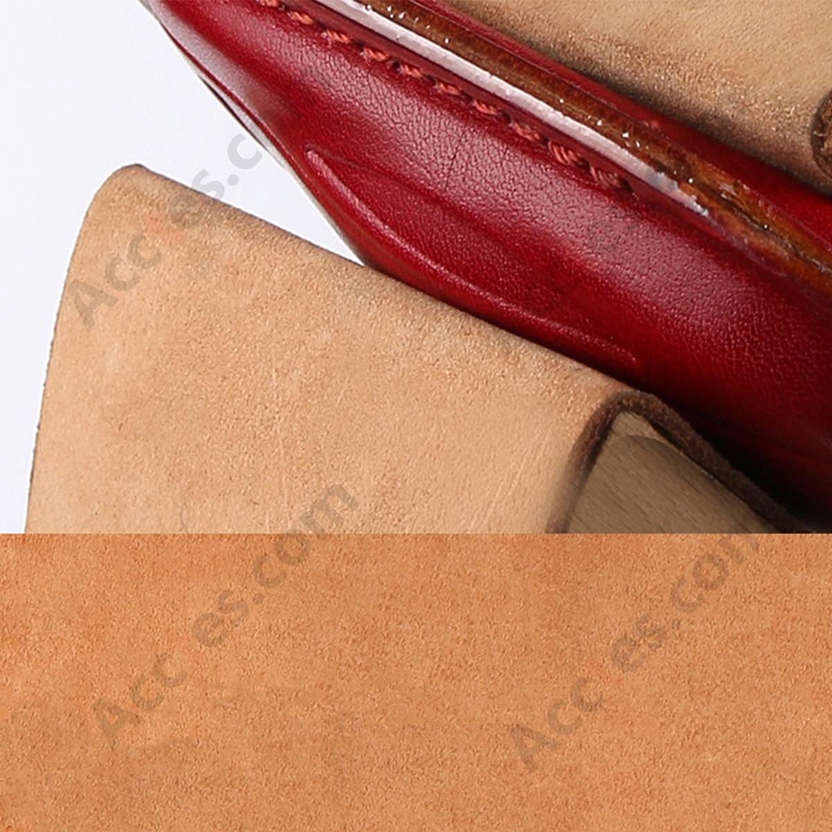Genuine Leather Hand‑made Key Charm Wine Red For Model 3/Y Car Card Key Accessory