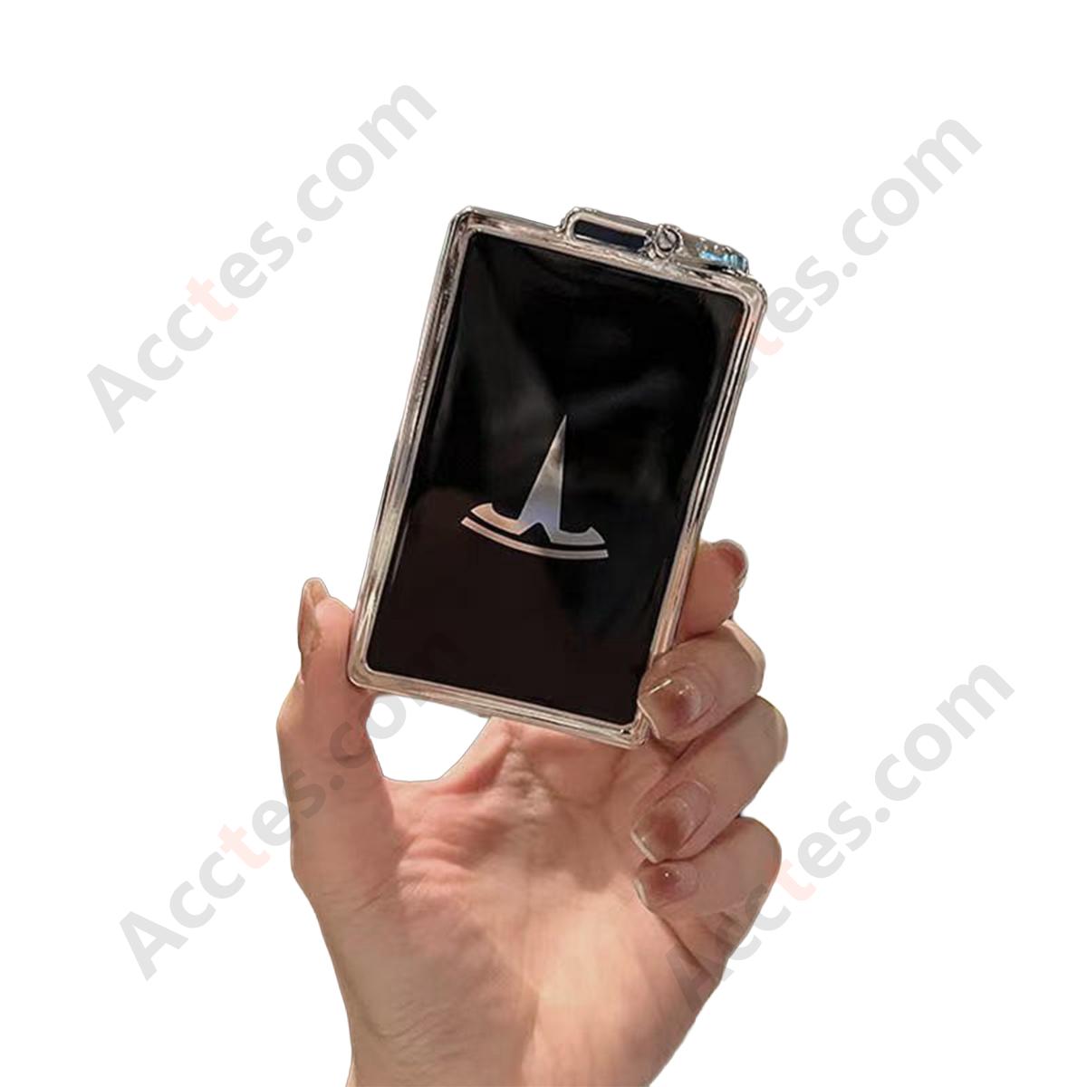 22‑Style Card Key Protective Shell Solid Black Single Shell Case For Model 3/Y