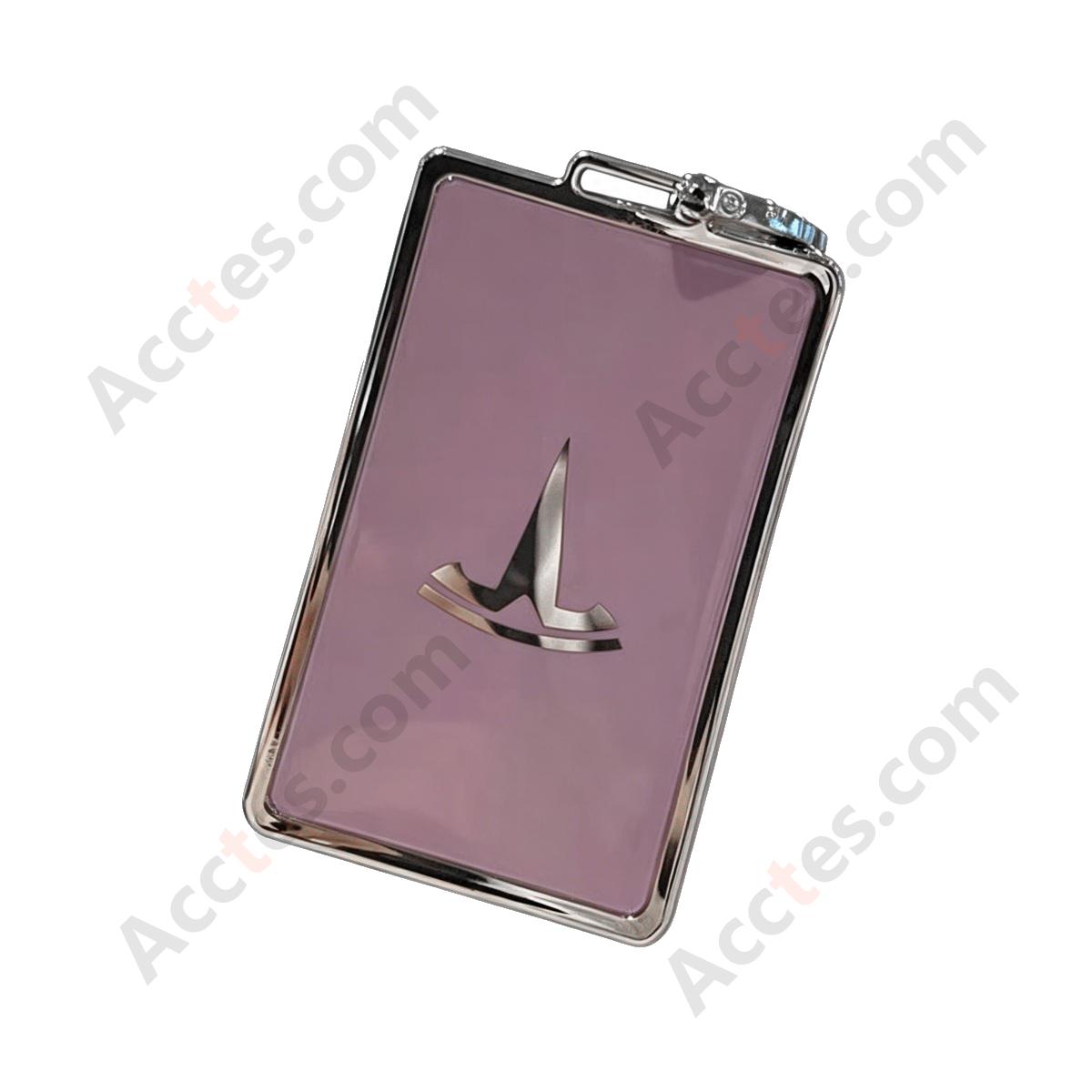 22‑Style Card Key Protective Shell Solid Purple Single Shell Case For Model 3/Y