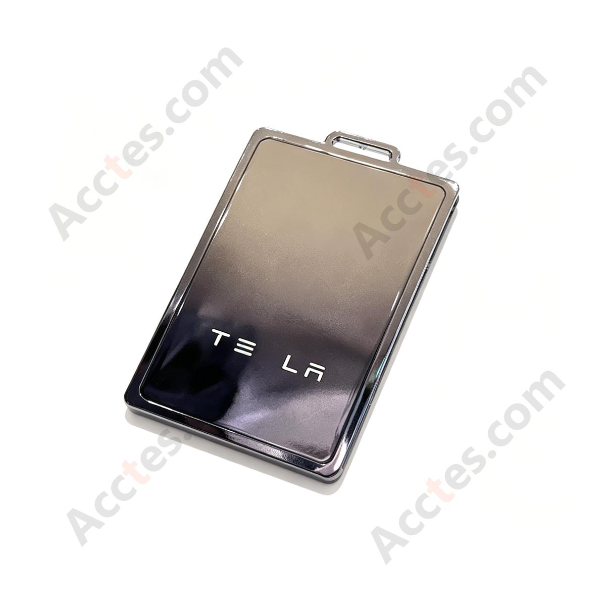Premium Remote Card Key Protective Shell Gradient Grey‑Black Single Shell Only For Model 3/Y/S/X