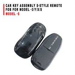 S‑Style Complete Car Key Assembly Remote Fob For Model 3/Y/X/S