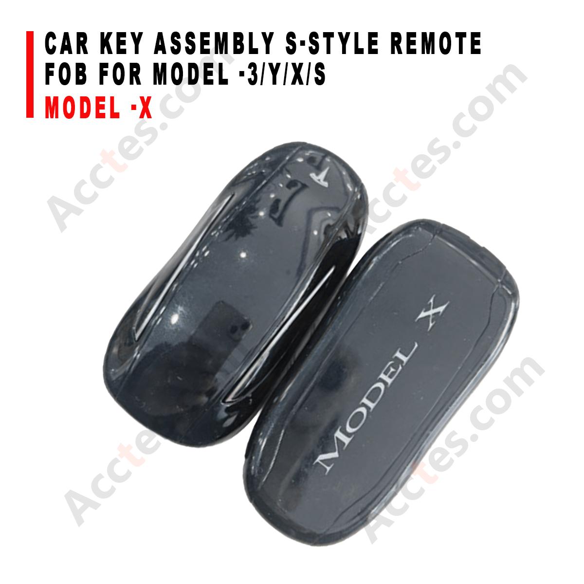 X‑Style Complete Car Key Assembly Remote Fob For Model 3/Y/X/S