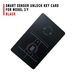 Black Smart Sensor Unlock Key Card Accessory For Model 3/Y Car