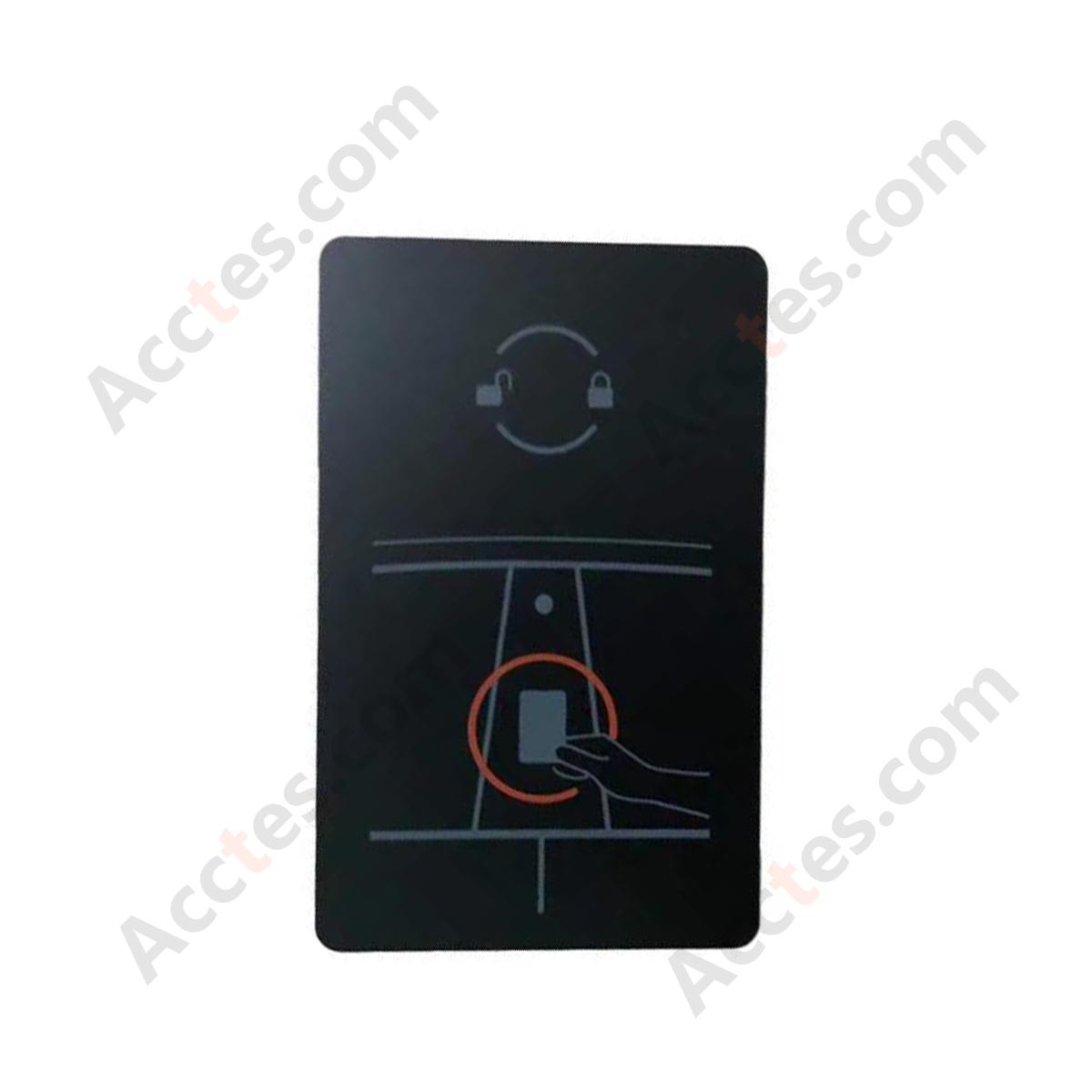 Black Smart Sensor Unlock Key Card Accessory For Model 3/Y Car