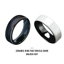 Ceramic Wearable Ring Key For Vehicle Door Unlock Accessory