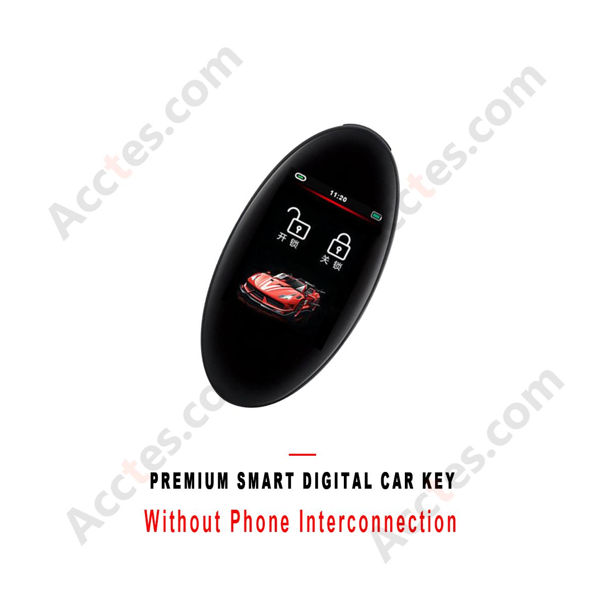 Premium Look Smart Digital Car Key Accessory Without Phone Interconnection Function