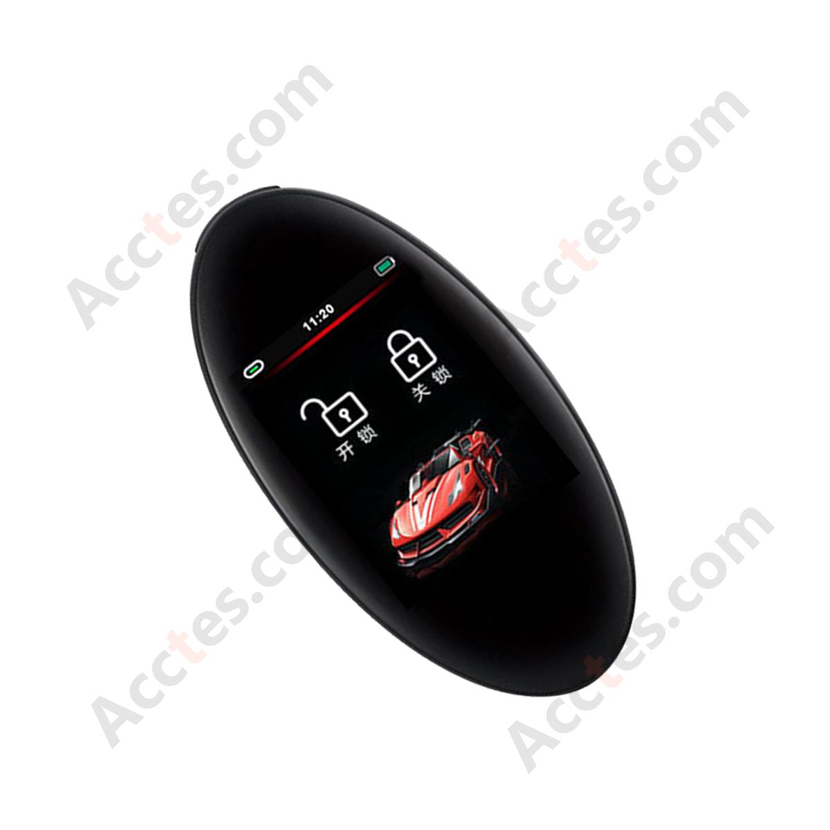 Premium Look Smart Digital Car Key Accessory With Phone Interconnection Function
