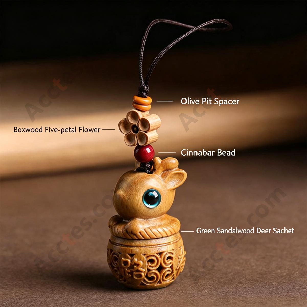 Deer‑Baby Style IC Induction Card Pendant For Phone And Car Key Decoration