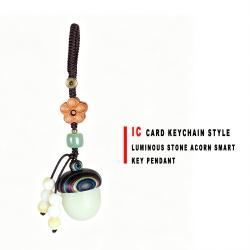 Luminous Stone Acorn Smart Keychain Pendant With IC Induction Card Accessory