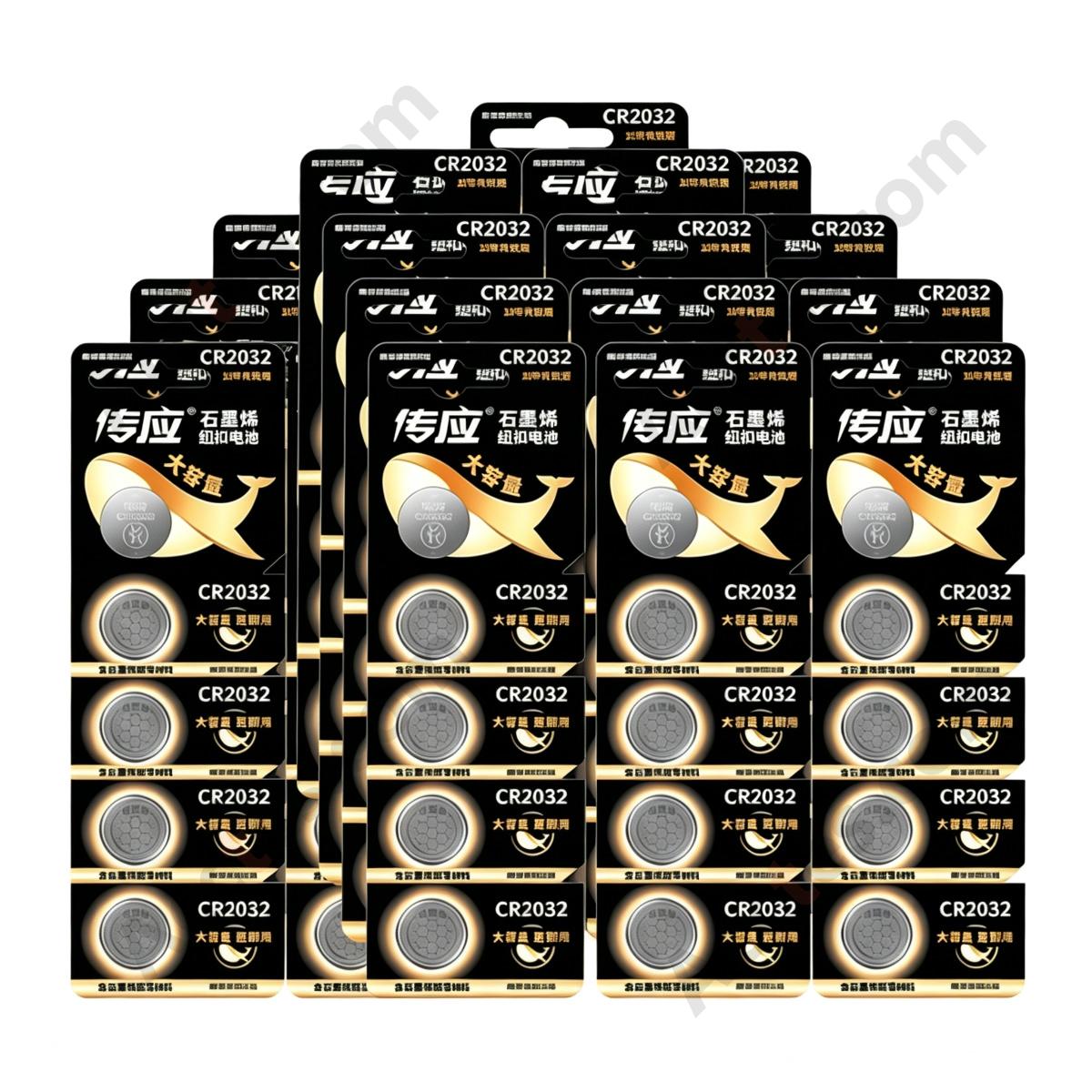 Chuanying CR2032 3V Lithium Coin Cell Battery 50Pcs Full Box For Car Remote Key