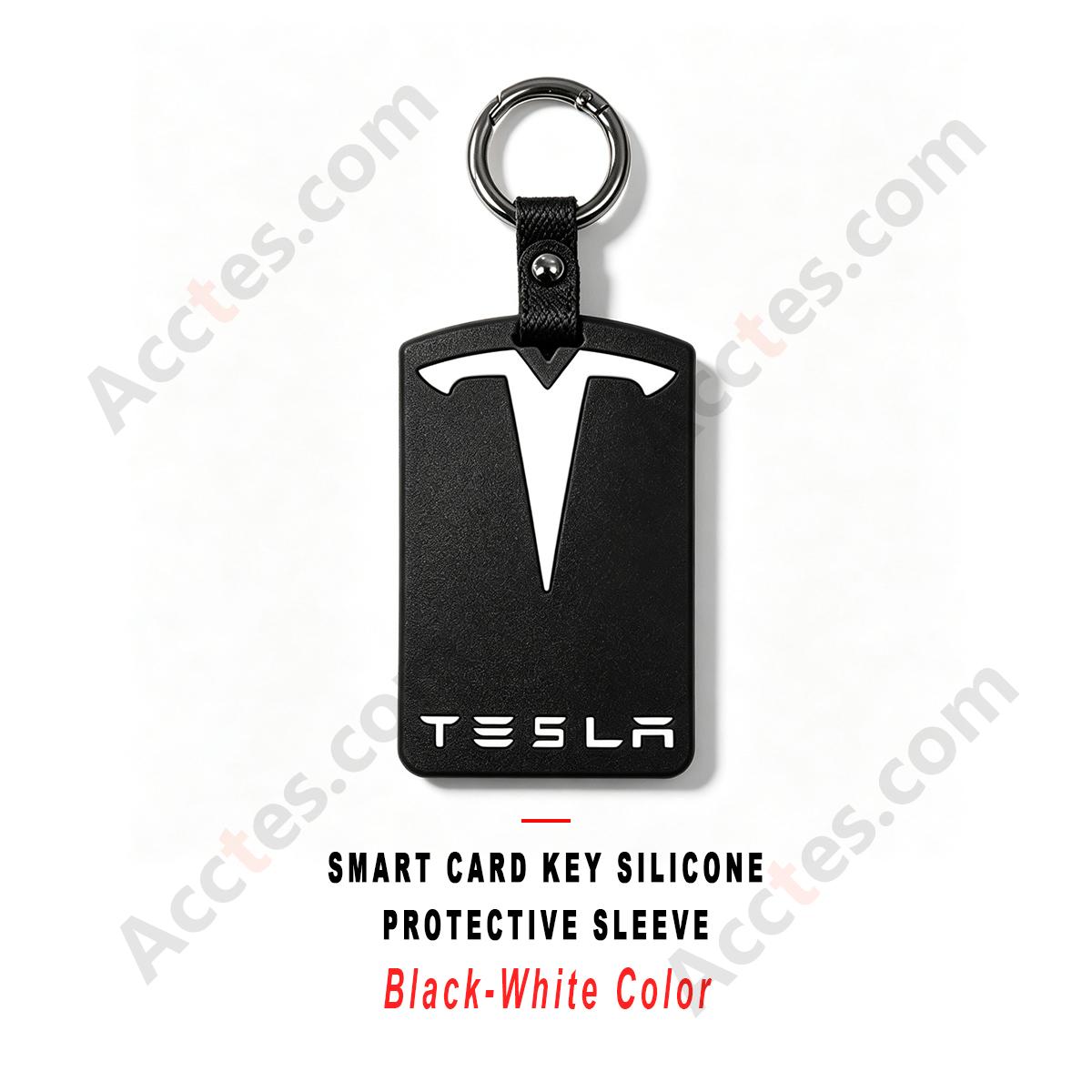 Black‑White Silicone Protective Card Sleeve For Card‑Form Smart Access Key Card